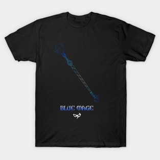 Blue mage Fantasy Job Weapon T-Shirt